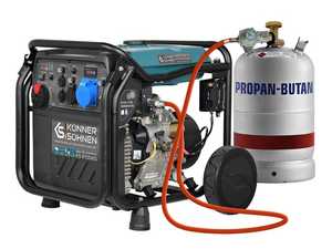 เครื่องกำเนิดไฟฟ้าเบนซิน/แก๊สแบบอินเวอร์เตอร์ รุ่น KS 8100iEG ราคาสุดคุ้ม กำลังไฟสูงสุด 8.5 กิโลวัตต์ ประสิทธิภาพสูง ขั้นต่ำในการสั่งซื้อ - Product Image 4