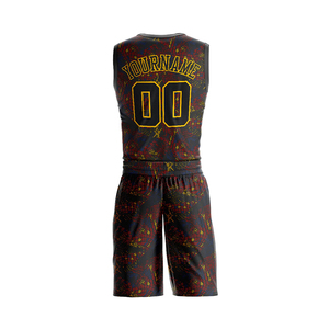 Vêtements de sport personnalisés, kit d'uniformes de basket-ball, uniformes d'entraînement de club par sublimation, ensemble de maillots d'uniformes de basket-ball pour hommes - Product Image 2