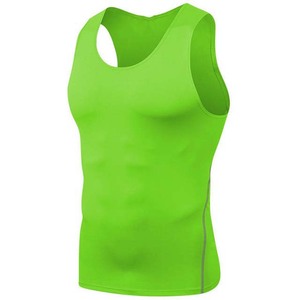 Respirant tricoté décontracté musculation Fitness sport Singlet hommes coton débardeur Muscle chemise personnalisable toutes saisons - Product Image 1