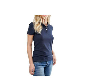 ใหม่ร้อนขายโพลีเอสเตอร์ผ้าฝ้ายเสื้อยืดธรรมดาผู้หญิงเสื้อโปโลที่มีโลโก้โลโก้ที่กำหนดเองพิมพ์เสื้อโปโลหญิง - Product Image 1