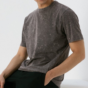 100% coton T-shirt pour hommes coupe ample imprimé hommes décontracté à manches courtes col en v pour Polo 100% Polyester respirant - Product Image 2