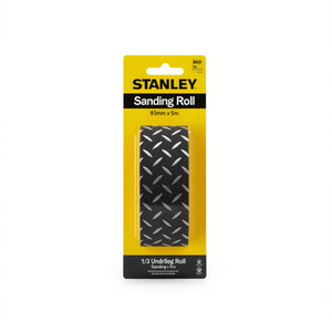 Rouleau de ponçage non perforé Stanley 1/3, 93 mm x 5 m - Product Image 2