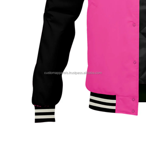 Custom wool <b>varsity</b> <b>jacket</b> for school teams with embroidered logo and breathable windproof fabric for students - Product Image 6