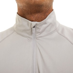 High Quality Custom Logo UPF 50+ Men's 1/4 Zipper Polo <b>Shirts</b> Long Sleeve <b>Moisture</b> <b>Wicking</b> Polyester Sports Golf <b>Shirt</b> Polo Top - Product Image 3