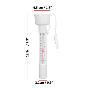 AEK-Tech BJ-Y02 Termómetro flotante de plástico para piscina - Instrumento de medición de temperatura - Product Image 3