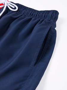 Shorts en maille pour hommes, taille élastique, pour le basketball, la plage, le sport, la course, style streetwear, personnalisables, design de créateur - Product Image 6