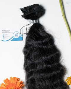 Kinky <b>Curly</b> Unprocessed Virgin Indian Remy Raw Hair <b>Extensions</b> Double Drawn 100g Bundles with Soft Natural Texture Tangle-Free - Product Image 2