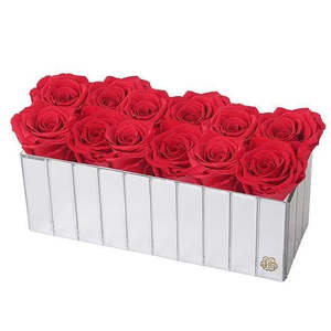Boîte cadeau de roses éternelles Lexington, boîte carrée romantique de roses naturelles pour la Saint-Valentin et la fête des mères - Product Image 5