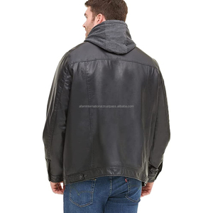 Design Your Own <b>Leather</b> Fashion <b>Jackets</b> High Quality Men <b>Leather</b> <b>Jacket</b> in Best Price <b>Long</b> Sleeve <b>Leather</b> <b>Jacket</b> - Product Image 5