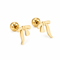 Boucles d'oreilles et clous d'oreilles élégants et minimalistes en acier inoxydable 316 pour le quotidien, le bureau, les rendez-vous, les fêtes, les cadeaux et les vacances