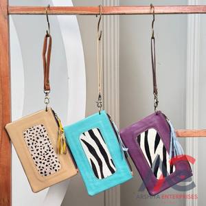 กระเป๋าคลัทช์หนังแท้รีไซเคิล2025สำหรับผู้หญิงกระเป๋าถือหนังหลากสีสินค้าใหม่ออกแบบได้ตามต้องการ - Product Image 1