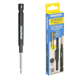 Matita da carpentiere meccanica con 6 ricariche - Product Image 1