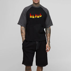 Factory Wholesale <b>Men</b> <b>T</b> <b>Shirt</b> <b>Shorts</b> <b>Set</b> Casual Daily <b>and</b> Beach Wear Lightweight <b>Men's</b> <b>T</b>-<b>Shirt</b> <b>Sets</b> - Product Image 1