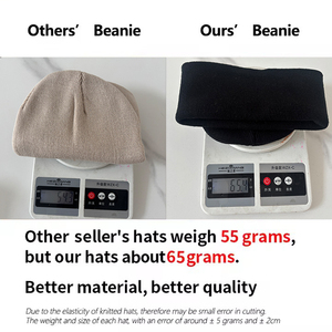 Gorros de punto de invierno bordados con logotipo personalizado, gorros multicolores del fabricante, calidez de invierno con características de tela comunes - Product Image 5