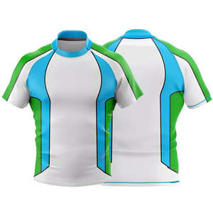 Maillots de rugby personnalisés en polyester de haute qualité pour hommes, avec service de conception gratuit et shorts de sport pour adultes inclus - Product Image 5