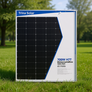 แผงโซลาร์เซลล์ Trina Solar 700W HJT โมโนคริสตัลไลน์ แผ่นหลังสีขาว กำลังไฟสูงสุด 550W-600W - Product Image 3