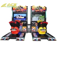 Machine de jeu d'intérieur de moto FF en acier inoxydable de haute qualité ACS, équipement de simulation à monnayeur, interface anglaise, colorée