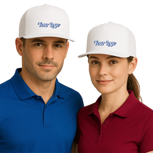 Casquette Snapback 7 panneaux avec broderie 3D, drapeau personnalisé en PVC sur patch, casquette de golf sportive à visière plate, imperméable, fabricant - Product Image 6