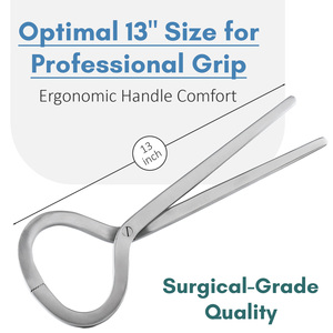 Probador de pezuñas profesional Herramienta de examen de pezuñas Probador de sensibilidad de pezuñas Herramienta de diagnóstico de acero inoxidable para abscesos y contusiones 13" - Product Image 5