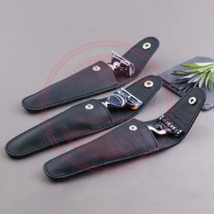 กระเป๋าหนังขายร้อนสําหรับมีดคมความปลอดภัยมีดโกน\คุณภาพสูงผู้ชายกรูมมิ่งเครื่องมือกระเป๋า\กรณี\ถุง - Product Image 6