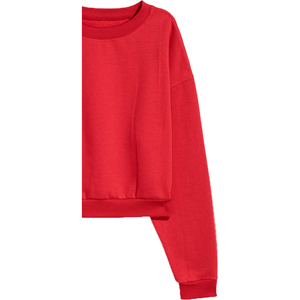 Sudadera Ecológica de Invierno para Mujer, Personalizada, Transpirable, de Poliéster/Algodón, con Forro Polar, Logotipo Frontal en Relieve/Bordado, Color Rojo - Product Image 5