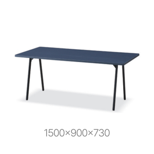 Bureau de bureau 3x5 au design moderne coréen Surface en bois anti-rayures de 1500x900mm avec table de conférence modulaire à cadre en acier fabriquée en Corée - Product Image 2