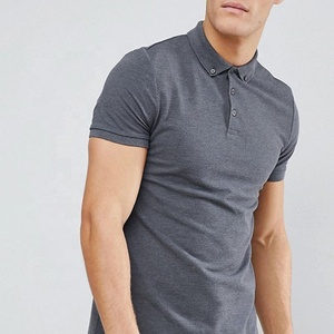 Camiseta Polo de Primera Calidad para Hombre, 100% Algodón, Personalizable, MOQ, Nuevo Diseño, Camisetas Polo Lisas 2025 - Product Image 5