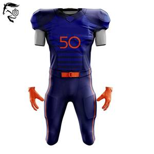 Kit de fútbol americano personalizado OEM para adultos | Camisetas y pantalones de poliéster transpirable | Suministro directo de fábrica - Product Image 2