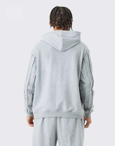 Conjunto Deportivo de 2 Piezas con Capucha y Pantalones Jogger, Diseño Nuevo 2025, Logotipo Personalizado Unisex, Transpirable, de Secado Rápido, Estampado, para Invierno - Product Image 6