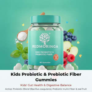 Gummies Probiotiques et Prébiotiques pour Enfants 60 Unités OEM Marque Privée Italie RedMoringa - Product Image 3