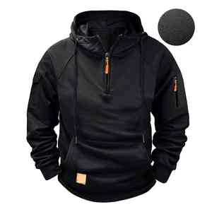 Sudadera con capucha y logotipo personalizado para hombre, ropa de calle, ropa deportiva informal de primera calidad, suministro de Sudadera con capucha de moda al por mayor ODM a granel - Product Image 5