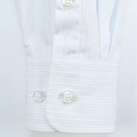 Chemise habillée décontractée pour homme, bleu clair, 100 % coton Oxford, col en V, manches longues, coupe classique, unie, infroissable, sans repassage