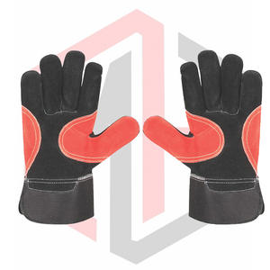 2025 High Quality Customizable Leather Working Gloves Cotton Fur <b>Fleece</b> Jersey <b>Liner</b> Welding Gloves Tear-Resistant Breathable MH - Product Image 5