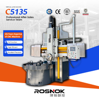 Torno vertical industrial de torreta de precisión C5135 de columna única para trabajo pesado, de gran diámetro, precio.