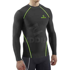 2025 Lightweight Men's <b>Compression</b> <b>Shirts</b> High Quality and Economically Priced Knitted Fabric - Product Image 3