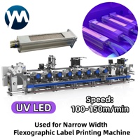 Système de séchage UV LED 3000W à refroidissement par eau pour machine d'impression flexographique haute vitesse et étiquettes couleur