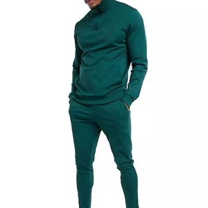 Unisex High Quality Custom Cotton 2-Piece Plus Size Jogger Sportswear Oversized Printed Crewneck Plain Crewneck Sweatsuit Winter - Product Image 2