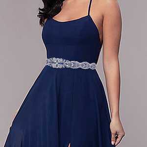 บริเดลลา BS119ML เข็มขัดประดับมุกและคริสตัลสีงาช้าง ปรับขนาดได้ เหมาะสำหรับงานแต่งงาน งานพรอม และงานพิธีการ - Product Image 6