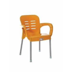 Stella di plastica mezzaluna divano in metallo gamba TEAK