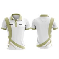 Polo de golf pour hommes Offre Spéciale sur mesure 100% Polyester nouveau style vêtements de sport à impression sublimée à séchage rapide