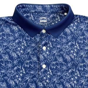 Chemise de golf personnalisée Dry-Fit avec fibre de coton/bambou, séchage rapide et respirante, impression par sublimation pour hommes - Product Image 5