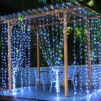 Guirlande lumineuse LED d'extérieur de haute qualité 110v/220v IP46, blanc chaud, bleu, lumières de Noël en style cascade, décoratives