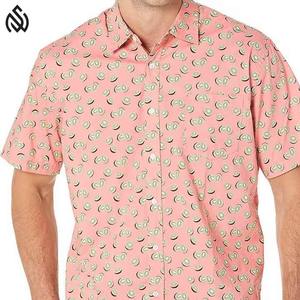 Wholesale Custom Buttons Pocket Casual <b>Beach</b> <b>Shirts</b> Printed OEM Spring Summer <b>men's</b> <b>shirts</b> - Product Image 5