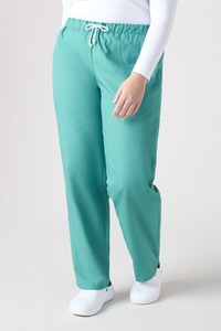 Haute qualité unisexe extensible tricoté soins infirmiers Scrubs hauts tenue médicale professionnelle médecins opticiens pantalon pantalon - Product Image 4