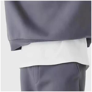 Chándal de entrenamiento liso personalizado al por mayor, chándal profesional, chándal de alta calidad, ropa de calle, chándal para hombre - Product Image 5