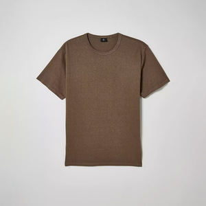 Camiseta de algodón en blanco liso con bordado y estampado de logotipo personalizado supersuave duradero con ajuste relajado y hombros caídos - Product Image 5