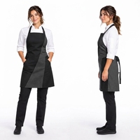 Tablier de cuisine pour femme, léger et respirant, avec sangle de cou réglable, ajustement confortable, idéal pour la restauration