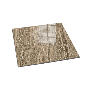 Carreaux de sol en porcelaine moderne brillants de 600x600 mm pour une utilisation en extérieur dans les appartements, les centres commerciaux et les écoles - Product Image 1