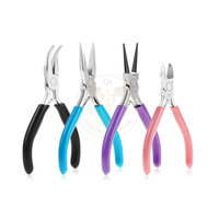 Kit de fabrication de bijoux en acier inoxydable pour débutants, pinces, outils de perlage, ensemble de démarrage facile à utiliser pour la création et la réparation de bijoux DIY