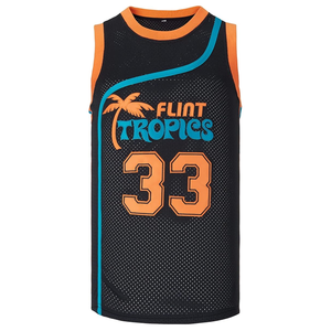 Maillot de basket-ball de haute qualité #33 pour hommes Logo personnalisé cousu et imprimé respirant Design grande taille - Product Image 1